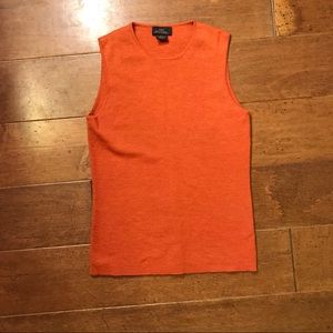 [346 Brooks Brothers] orange Merino Wool top
